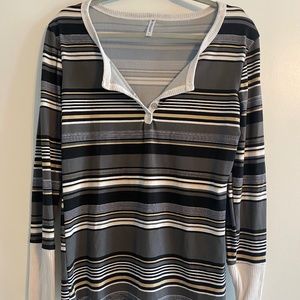 Stripped Long Sleeve Shirt